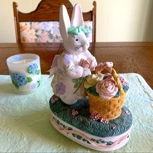 Vintage Bunny Music Box